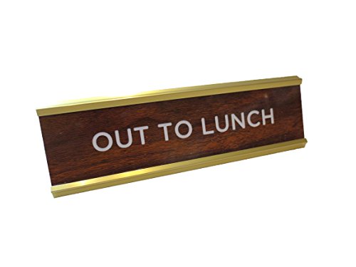 【中古】【未使用・未開封品】Twos会社Like a Boss名前プレートギフトボックスで、" Out to Lunch "|AJIMURA-SHOP