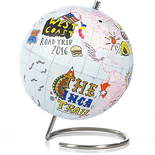 【中古】【未当て嵌める・未開封品】SUCK UK 地球儀逐次刊行物 スモール マルチ色つや