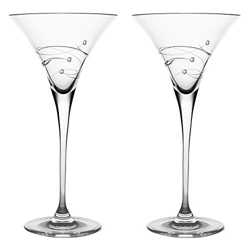 【中古】【未使用・未開封品】Barski???ハンドメイドガラス???Sparkle???Martini Glass???Decorated with Realスワロフスキーダイヤモンド???Gift Boxed???|AJIMURA-SHOP