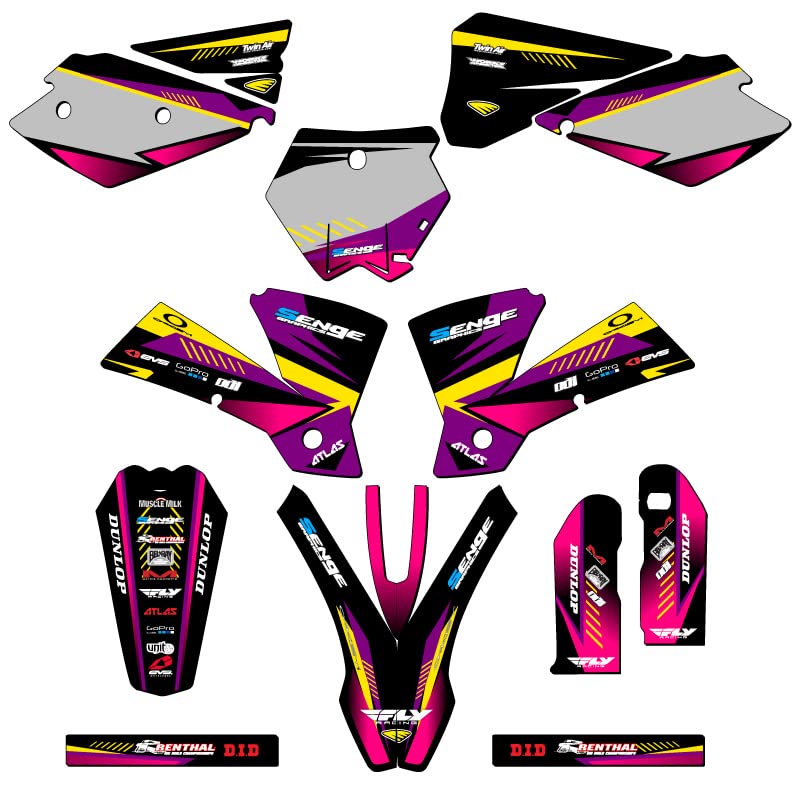 【中古】【未使用・未開封品】2003-2004 SX、サージグラフィックスキット。 Complete Kit パープル CSGDBKTM031PUR026