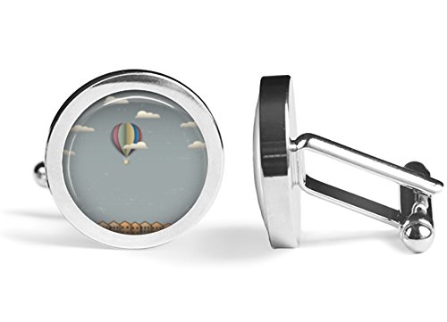 【中古】【未当て嵌める・未開封品】ホットエアバルーンCufflinks ( Angled Edition )
