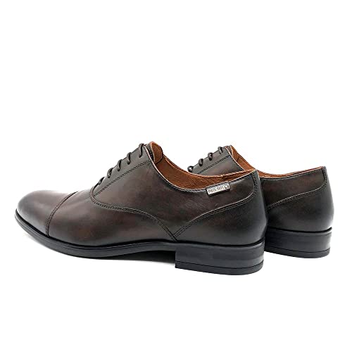 【中古】【未当て嵌める・未開封品】[PIKOLINOS] SHOES M7J-4184 BRISTOL OLMO 28 Brown