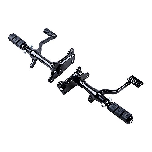 【中古】【未使用・未開封品】ブラックForwardコントロール足ペグレバーリンケージキットfor Harley Sportster xl883?xl1200?1991???2003