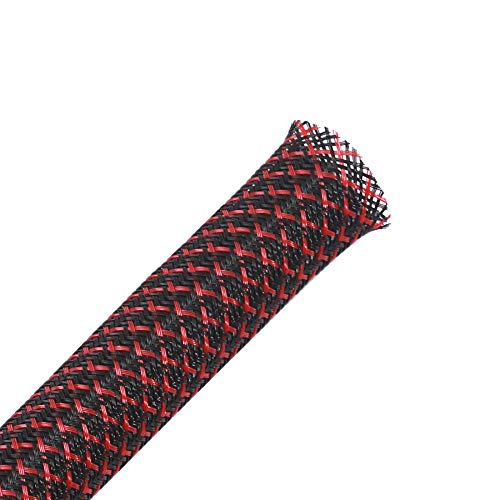 【中古】【未使用・未開封品】Alex Tech 22mm-30m 拡張スリーブ 編組スリーブ ケーブルスリーブ ケーブルプロテクター ケーブルカバー 家庭やオフィスから車までのケーブルの|AJIMURA-SHOP