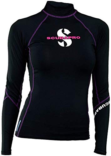 【中古】【未使用・未開封品】(Medium, Onyx) - ScubaPro Women's UPF 80 T-Flex Long Sleeve Rash Guard｜AJIMURA-SHOP