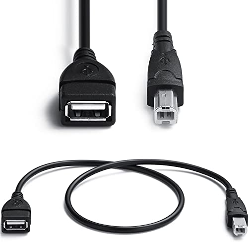 【中古】【未使用・未開封品】AMUU USB 2.0ケーブル AメスからUSB Bオスケーブル プリンターケーブル用 長さ20インチ A/F - B/M Type-A - F - B - B M ケーブル延長接続ケーブ