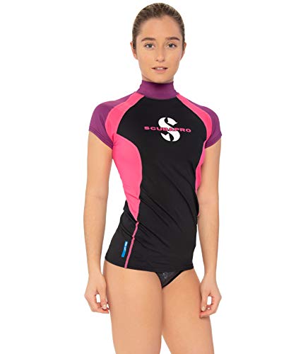 【中古】【未使用・未開封品】(Large, Jewel) - ScubaPro Women's UPF 80 T-Flex Short Sleeve Rash Guard|AJIMURA-SHOP
