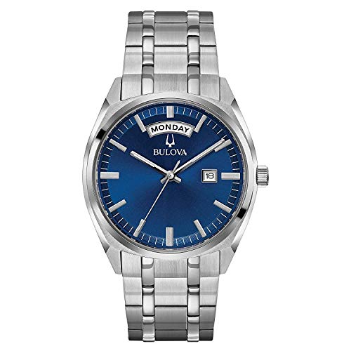 【中古】【未当て嵌める・未開封品】BULOVA シルバーステンレススチールウオッチ-96C125