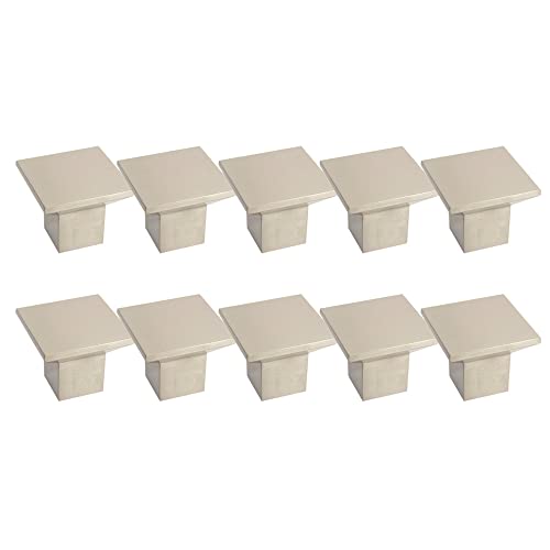 【中古】【未使用・未開封品】デザインハウス182360?Cubistノブ、10枚パック、つや消しニッケル
