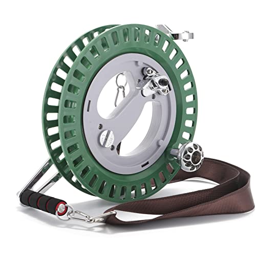 【中古】【未使用・未開封品】27cm Large Kite Reel Omnibearing Line-Guide Ratchet Lock Professional for Large Kite Flying /Black