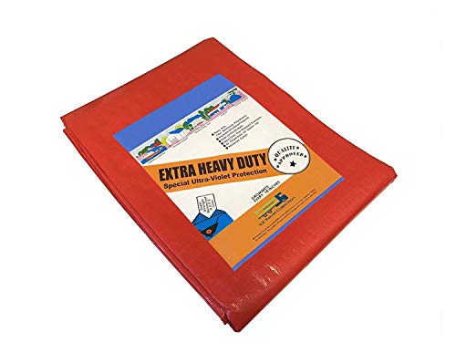 【中古】【未使用・未開封品】10?' x 20?' Heavy DutyプレミアムレッドポリTarp 12?Mil厚さ