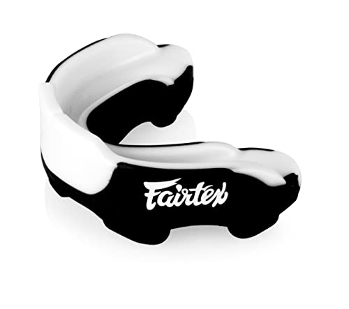 【中古】【未当て嵌める・未開封品】Fairtex MG3 ゲルマウスガード 保護すること ムエタイ キックボクシング MMA CE聞きとどける (黒いこと)