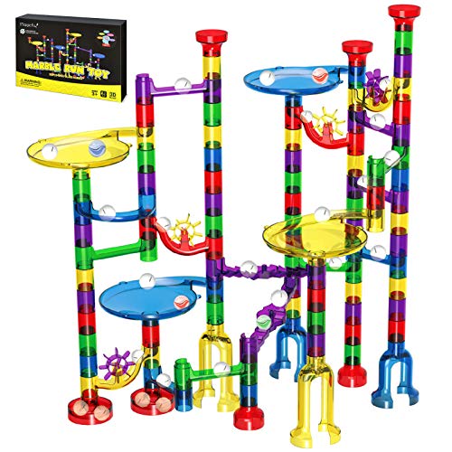 【中古】【未使用・未開封品】Marble Run Set, Glonova 127 Pcs Marble Race Track for Kids with Glass Marbles Upgrade Top Quality Marble Set|AJIMURA-SHOP