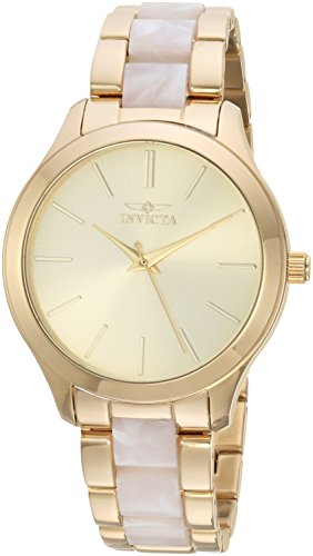 【中古】【未使用・未開封品】Invicta Women's 20496 Angel Quartz 3 Hand Gold Dial Watch|AJIMURA-SHOP
