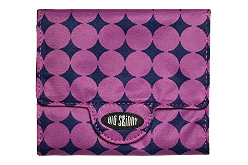 【中古】【未使用・未開封品】大きい細いTrixie梅ドット三つ折り財布、パープル、ワンサイズ