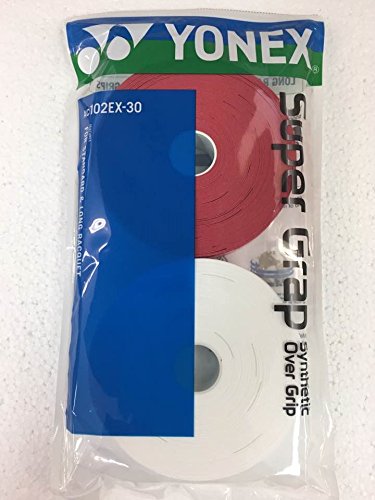 【中古】【未使用・未開封品】(White / Red) - Yonex Super Grap