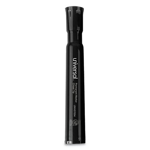 【中古】【未使用・未開封品】Universal Office Products 7054 Chisel Tip Permanent Marker - Black