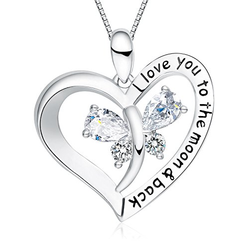 【中古】【未使用・未開封品】FANCYCD ホリデーディール Week I Love You to the Moon and Back" ラブハートネックレス 女性&女の子向けジュエリー ガールフレンド、奥様、姉|AJIMURA-SHOP