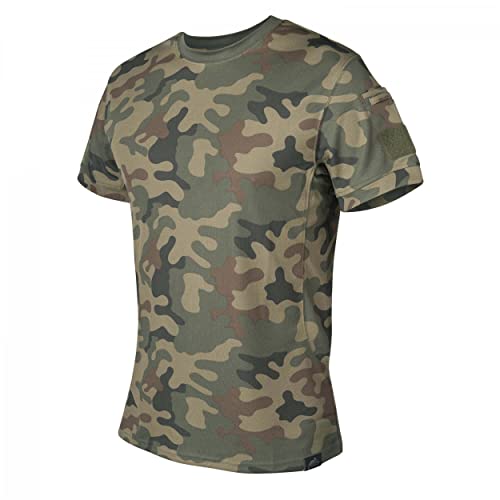 【中古】【未使用・未開封品】Helikon-Tex メンズ タクティカル Tシャツ PL ウッドランド US サイズ: Large カラー: マルチカラー|AJIMURA-SHOP