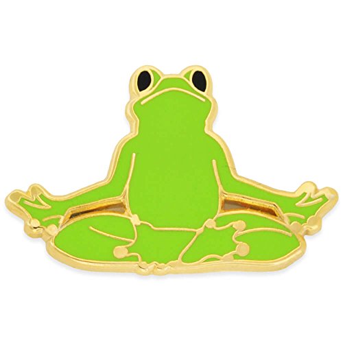 【中古】【未使用・未開封品】PinmartのヨガFrog???簡単ポーズFrogトレンディエナメルラペルピン 1|AJIMURA-SHOP