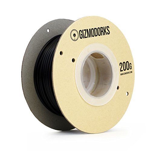 【中古】【未使用・未開封品】Gizmo Dorks ヒップフィラメント 3Dプリンター用 3mm (2.85mm) 200g ブラック