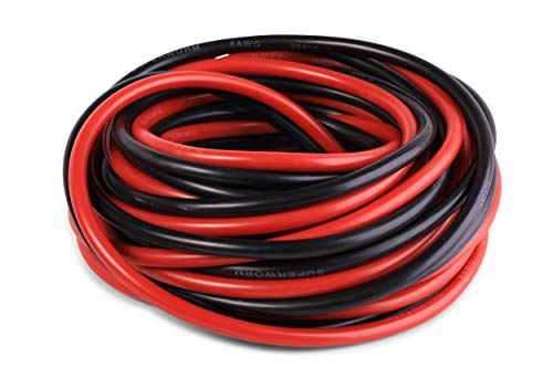 【中古】【未使用・未開封品】8ゲージ シリコンワイヤー 50フィート スーパーフレキシブルシリコンワイヤー 8AWG スーパーワーム