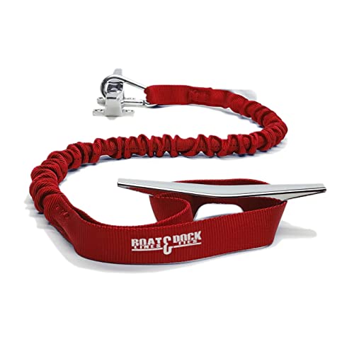 【中古】【未使用・未開封品】フックとCordバンジーBoating Dock Tiesパックof 2。ループとフックスタイル。