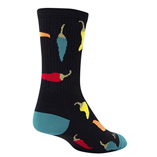 【中古】【未使用・未開封品】SockGuy Peppers 8?in Cycling Sock