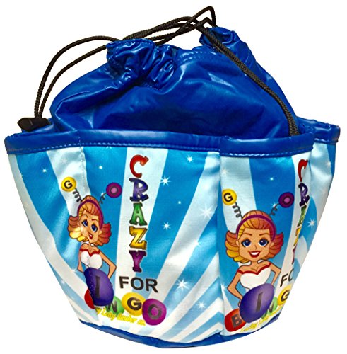 【中古】【未使用・未開封品】Lucky Lady ブルービンゴバッグ - I Go Crazy for Bingo!