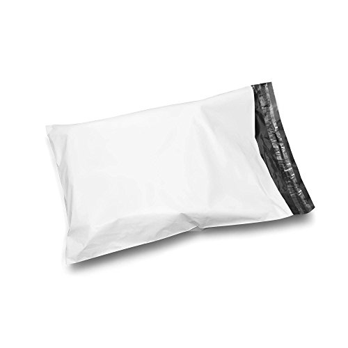 【中古】【未使用・未開封品】shop4mailers 12?x 15.5光沢ホワイトポリバッグメーラー封筒2?Mil 1000 Pack|AJIMURA-SHOP