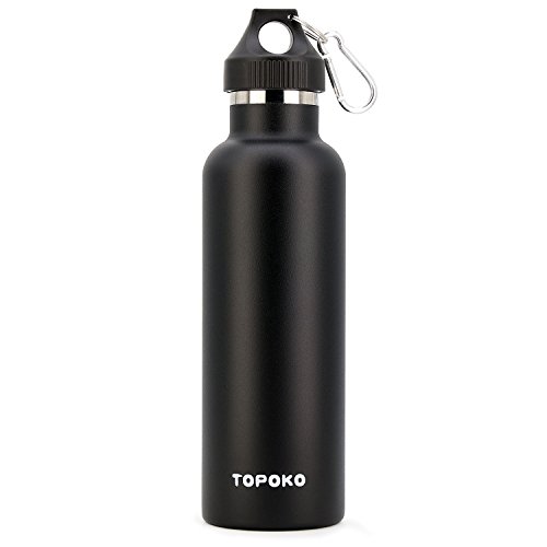 【中古】【未使用・未開封品】Topoko 25オンス ステンレススチール製真空断熱ウォーターボトル 最大24時間保冷 最大12時間保温 漏れ防止 水滴防止 大容量スポーツボトル 25 oz|AJIMURA-SHOP