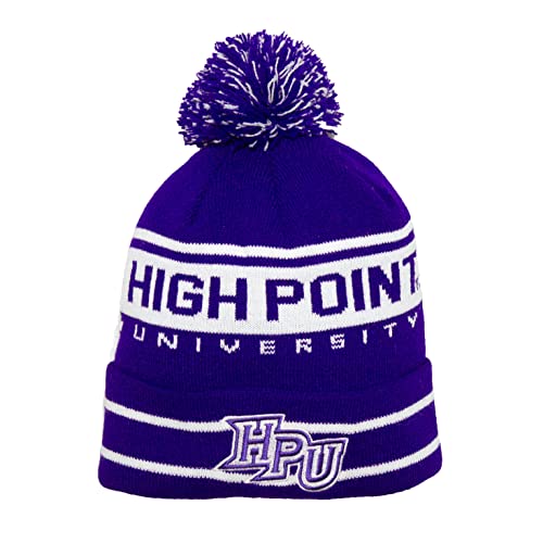 【中古】【未当て嵌める・未開封品】High Point Universityビーニー???HPU Panthers古典派音楽編み物かぶり笠Toboggan