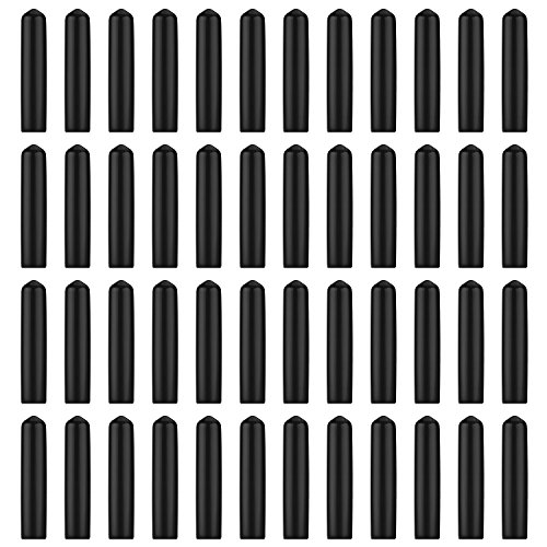 【中古】【未使用・未開封品】(48) - eBoot Black Rubber Pourer Cap Liquor Bottle Pourer Cover Dispenser Spout Dust Covers (48)