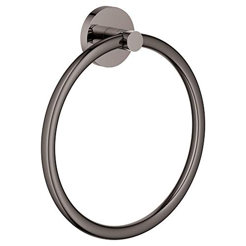 【中古】【未使用・未開封品】GROHE エッセンシャルズ タオルリング ハードグラファイト 40365A01｜AJIMURA-SHOP