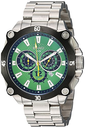 【中古】【未当て嵌める・未開封品】ROBERTO BIANCI WATCHES メンズ エンツォ」クォーツステンレススチールカジュアルウォッチ、色つや：しろがね色トーンダウン（ひな形：Rb71012）