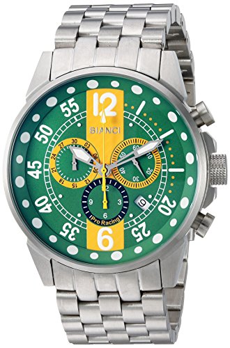 【中古】【未当て嵌める・未開封品】ROBERTO BIANCI WATCHES メンズ メッシーナ」クォーツステンレススチールカジュアルウォッチ、色つや：しろがね色トーンダウン（模範例：Rb70982）