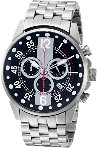 【中古】【未使用・未開封品】ROBERTO BIANCI WATCHES メンズ メッシーナ」クォーツステンレススチールカジュアルウォッチ、カラー：シルバートーンダウン（モデル：Rb70981）｜AJIMURA-SHOP