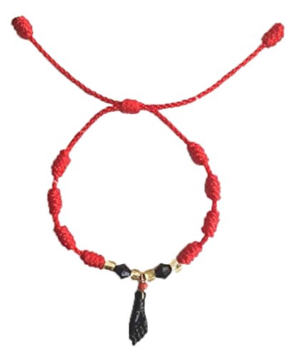 【中古】【未使用・未開封品】Azabache保護/のレッドブレスレットPulsera De Azabache para Proteccion|AJIMURA-SHOP