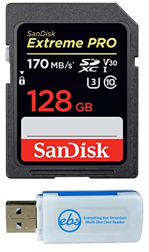 【中古】【未当て嵌める・未開封品】SanDisk Extreme Pro Memory Card Works with Nikon D3400, D3300, D750, D5500, D5300, D500, AW130, W100, L840, A900, P530 Digital Camera S