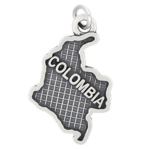 【中古】【未使用・未開封品】スターリングシルバーいぶし仕上げチャームコロンビア旅行｜AJIMURA-SHOP