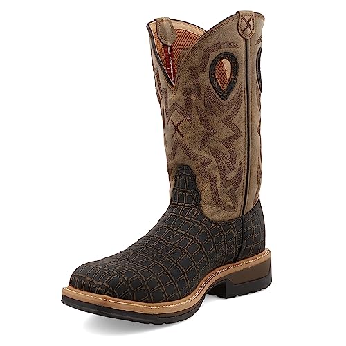 【中古】【未使用・未開封品】Twisted X メンズ 合金 Toe Lite ウエスタンブーツ - カジュアルブーツ メンズ US サイズ: 11.5 Wide カラー: ブラウン|AJIMURA-SHOP