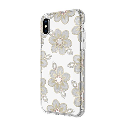 【中古】【未使用・未開封品】Incipio Design Series iPhone X用クラシックケースカバー-ビーズフローラル