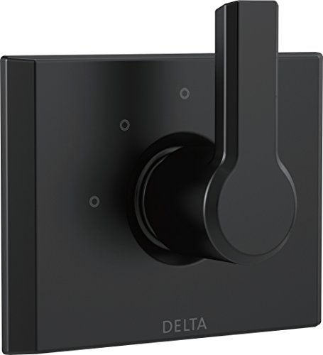 【中古】【未使用・未開封品】Delta Faucet T11899-BLピボット3セッティング2ポートダイバータトリム、マットブラック
