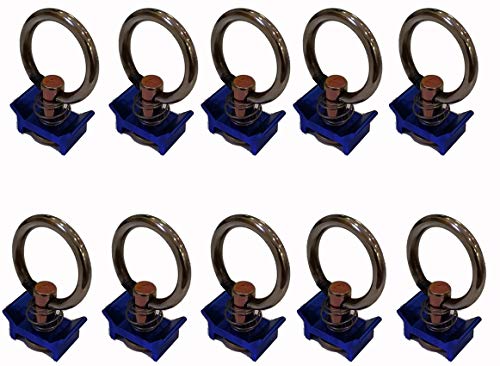 【中古】【未使用・未開封品】Single Stud Fitting with Stainless Steel Ring for L Track / Airline Track-10Packs