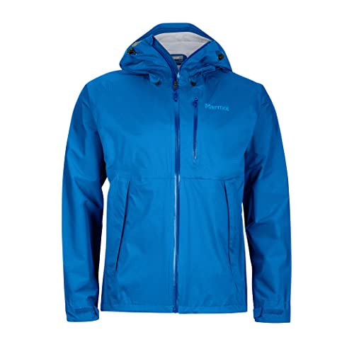 【中古】【未当て嵌める・未開封品】Marmot Magusメンズ軽さ雨合羽レインジャケット、トゥルーブルー