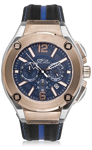 【中古】【未当て嵌める・未開封品】Daniel SteigerマグニチュードローズゴールドWatch???クォーツクロノグラフムーブメント???サファイア水晶???割り増し金品位