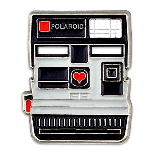 【中古】【未当て嵌める・未開封品】Pinmart \u0027sヴィンテージPolaroid写真機Photograhyトレンディエナメルラペルピン 25