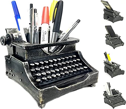 【中古】【未当て嵌める・未開封品】タイプライターペンホルダー木筆優勝杯Writing勝手もと設備学習机とっ始めOffice Vintage Decor