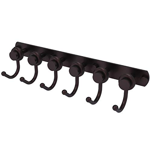 【中古】【未使用・未開封品】Mercury Collection 6 Position Tie and Belt Rack with Twisted Accent - 920T-6-ABZ
