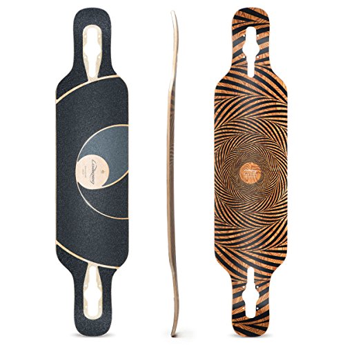 【中古】【未使用・未開封品】Loaded Tan Tien 2012 Flex 2 Bamboo Longboard Skateboard Deck With Black Grip Tape New by Loaded